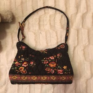 Vera Bradley Small Floral Chocolat Purse